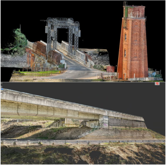 3D Reconstruction and Reality Model of Swan Hill Bridge and Sheahan Bridge