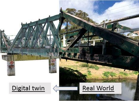 Digital twin development of McKanes Bridge