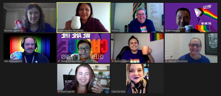 Wear It Purple Zoom call 2020