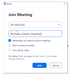 Zoom name change example