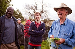 Group of people in garden