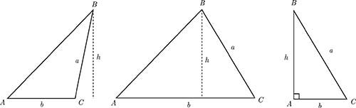 Area of a triangle