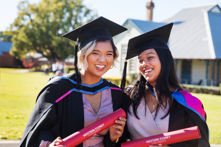 Westrrn student graduates on graduation day