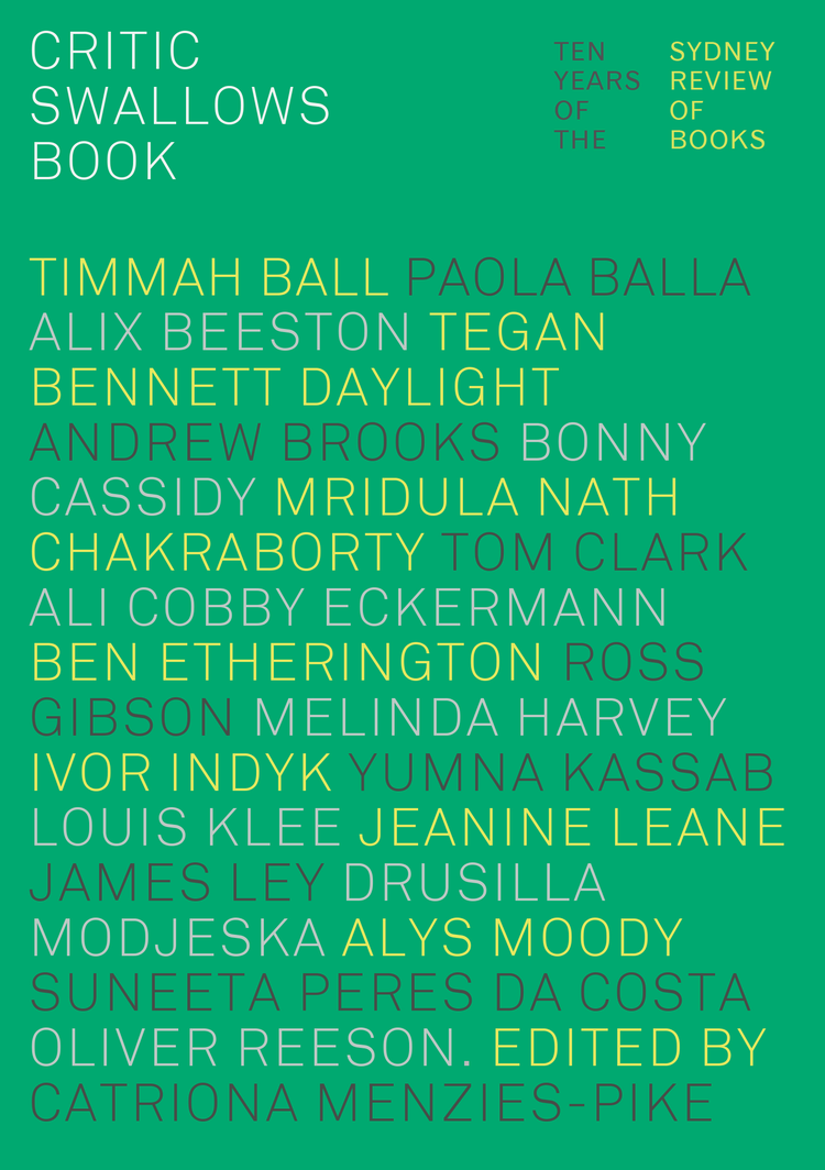 Critic Swallows Book Book cover